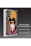 Samsung Galaxy S21 Fe 5g Compatible Transparent Silicone Flutter Protective Case Kitten Patterns