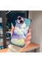 Xiaomi Redmi 14C Compatible Transparent Silicone Flutter Protective Case Colorful Cloud Patterns - 5