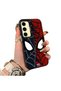 Samsung Galaxy S24 Fe Compatible Silicone Edge Hard Back Anti-Fall Case Spiderman Patterns
