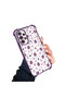 Samsung Galaxy A52/A52S Compatible Transparent Silicone Flutter Protective Case Strawberry Patterns - 2