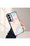 Samsung Galaxy A05S Compatible Transparent Silicone Flutter Protective Case Rainbow Patterns