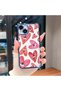Samsung Galaxy A33 Compatible Transparent Silicone Flutter Protective Case Evil Eye Pattern - 5