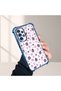 Samsung Galaxy A52/A52S Compatible Transparent Silicone Flutter Protective Case Strawberry Patterns - 4