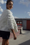 Fringed knitwear cardigan - 3