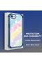 iPhone 7/8/Se 2020 2022 Compatible Transparent Silicone Flutter Protective Case Rainbow Patterns - 5