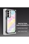 Samsung Galaxy A56 Compatible Transparent Silicone Flutter Protective Case Rainbow Patterns - 4