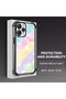 Xiaomi Redmi 12 4g Compatible Transparent Silicone Flutter Protective Case Rainbow Patterns - 5