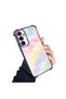 Samsung Galaxy S23 Fe Compatible Transparent Silicone Flutter Protective Case Rainbow Patterns - 3