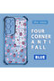 Samsung Galaxy S22 Ultra Compatible Transparent Silicone Flutter Protective Case Strawberry Patterns