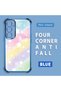 Samsung Galaxy A24 Compatible Transparent Silicone Flutter Protective Case Rainbow Patterns - 2
