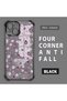 iPhone 15 Compatible Transparent Silicone Flutter Protective Case Strawberry Patterns