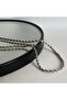 Unisex Women Men Thick Twisted Steel Chain - 5mm/55 cm - 5