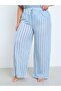 Plus Size Croissant Graphic Drop Shoulder T-Shirt and Pyjama Set - 4