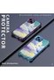 Samsung Galaxy S24 Fe Compatible Transparent Silicone Flutter Protective Case Colorful Cloud Patterns - 8