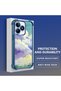 Realme C53 Compatible Transparent Silicone Flutter Protective Case Colorful Cloud Patterns - 4