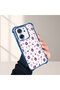 Xiaomi Mi 13T/Mi 13t Pro Compatible Transparent Silicone Flutter Protective Case Strawberry Patterns - 4