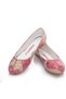 Valentine's Day Themed Multicolored Women's Ballerinas