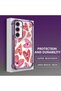 Samsung Galaxy S24 Plus Compatible Transparent Silicone Flutter Protective Case Evil Eye Pattern - 3