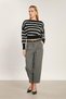 Women's Belted Carrot Pants - School Gray