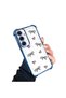 Samsung Galaxy S24 Plus Compatible Transparent Silicone Flutter Protective Case Heart Patterns - 2