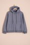 Gray Girl's Fleece-Lined Hooded Cardigan 23330 - 2