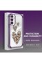 Samsung Galaxy A25 Compatible Transparent Silicone Flutter Protective Case Leopard Patterns - 4