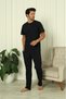 100% Cotton Combed Cotton 3-Piece Men's Pajama Set, Short Sleeves, Pants and Shorts with Pockets Men's Pajama Set