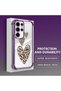 Samsung Galaxy S23 Ultra Compatible Transparent Silicone Flutter Protective Case Leopard Patterns - 4