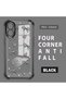 iPhone 16 Compatible Transparent Silicone Flutter Protective Case Heart Patterns
