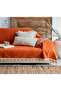 Premium Linen Cinnamon Brown Pom-Pom Sofa Cover [170X220] - 3