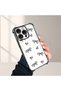 iPhone 16 Pro Compatible Transparent Silicone Flutter Protective Case Heart Patterns - 4