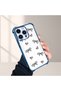 iPhone 14 Pro Compatible Transparent Silicone Flutter Protective Case Heart Patterns - 4