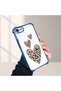 iPhone 7/8/Se 2020 2022 Compatible Transparent Silicone Flutter Protective Case Leopard Patterns