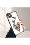 Xiaomi Redmi 10A Compatible Transparent Silicone Flutter Protective Case Leopard Patterns
