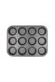 Pure Roq 12-Muffin Mould – Premium Non-Stick Bakeware, Durable, Rust & Stain Resistant