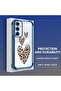 Samsung Galaxy A55 Compatible Transparent Silicone Flutter Protective Case Leopard Patterns - 4