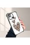 Xiaomi Redmi 10C Compatible Transparent Silicone Flutter Protective Case Leopard Patterns