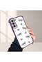 Samsung Galaxy S21 Fe 5g Compatible Transparent Silicone Flutter Protective Case Heart Patterns - 5