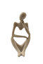 3-Piece Sandstone Thinker Abstract Resin Figurines - 5