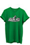 Outdoor Hunting Hunter and Hound Dog Patterned 100% Cotton Regular Fit Crew Neck Unisex T-Shirt