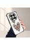 Xiaomi Redmi Note 14 Pro 4g Compatible Transparent Silicone Flutter Protective Case Leopard Patterns
