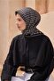 وشاح حريري بنمط هندسي 4124D تويل - 2
