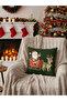 Double Sided Digital Printing Zippered Christmas Patterned Pillow Case, Throw Pillow Case 43X43 cm