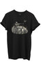 Outdoor Hunting Hunter, Dog and Bird Patterned 100% Cotton Regular Fit Crew Neck Unisex T-Shirt
