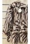 Mixed Pattern Felt Coat - 2