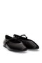 Black Leather Ballerinas 50315580-Vr046