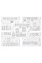 Måla Cardboard Painting Stencil, White, 10 Pieces - 2