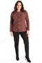 Trend42Plus Plus Size Pocket Detailed Knitwear Brown Jacket - 4