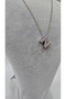 Stainless Steel Silver Color Zircon Stone Letter Necklace -Z- Letter - 4