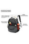 Water Resistant Laptop Backpack 35L Polyester Travel School Bag with 15.6 Inch Laptop Compartment - 5